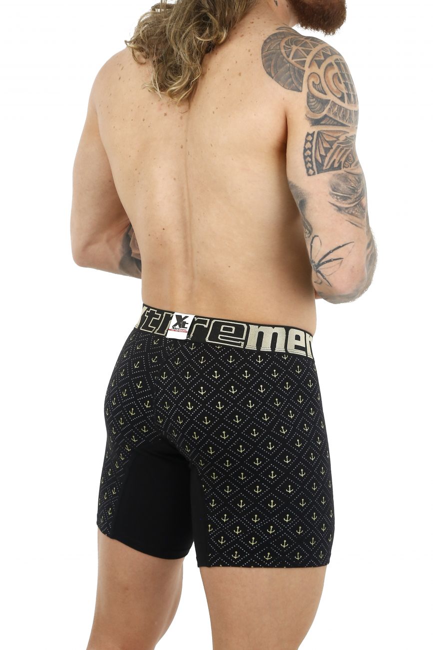 Xtremen 51461 Cotton Boxer Briefs Color Black