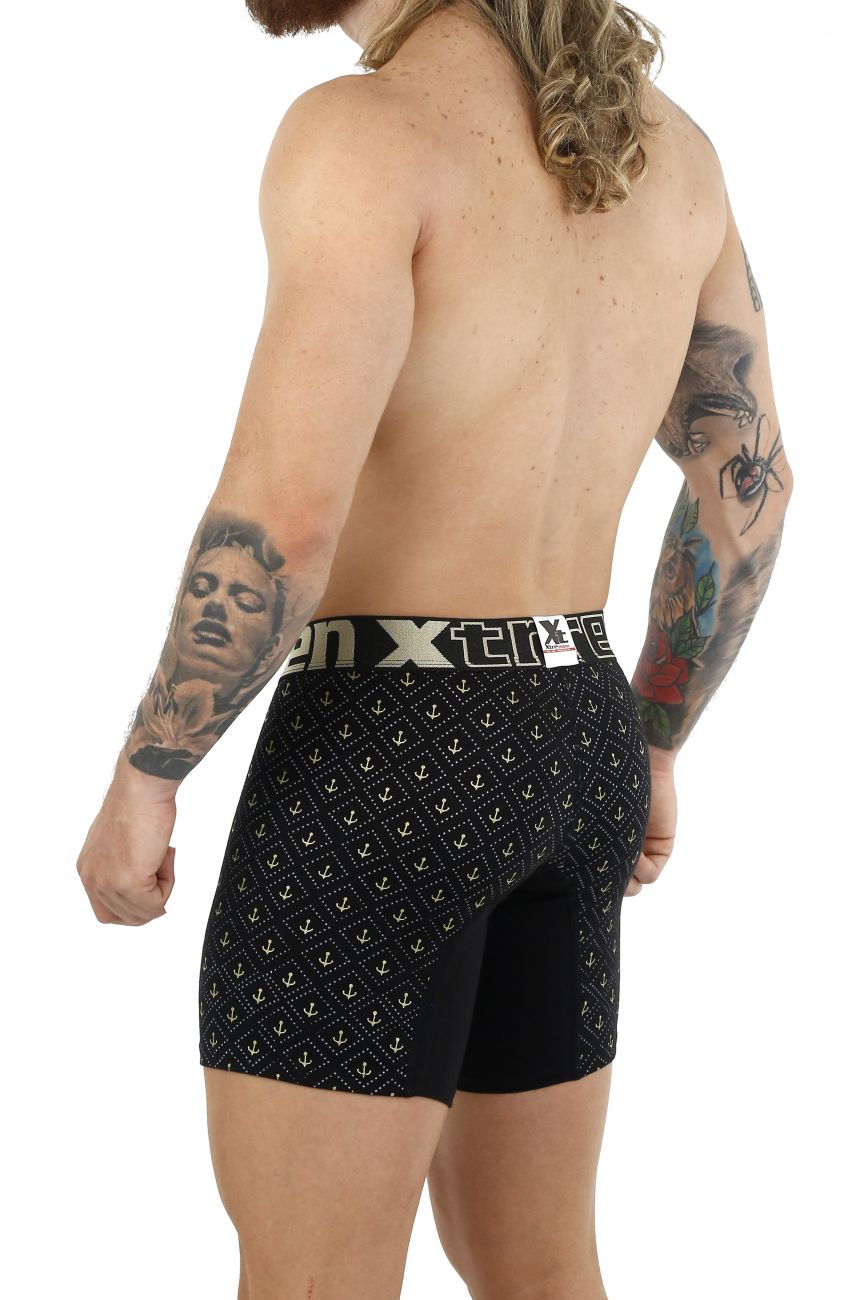 Xtremen 51461 Cotton Boxer Briefs Color Black