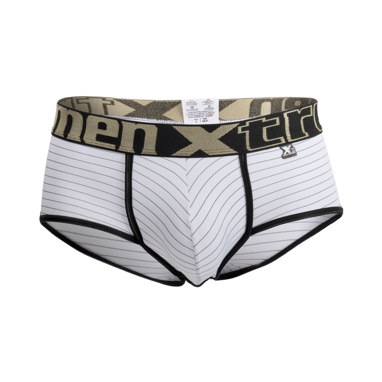 Slip rayé Xtremen 91029 Couleur Blanc