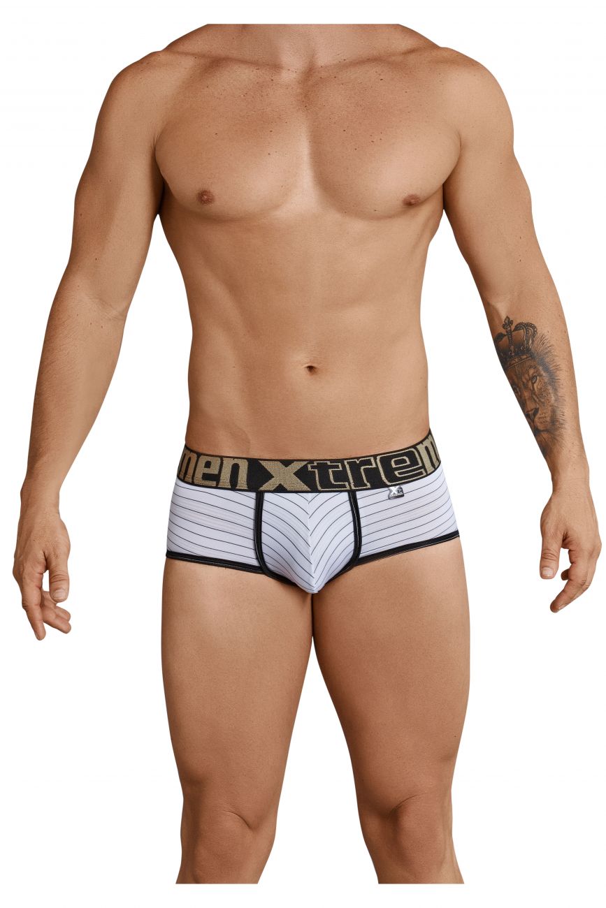 Slip rayé Xtremen 91029 Couleur Blanc