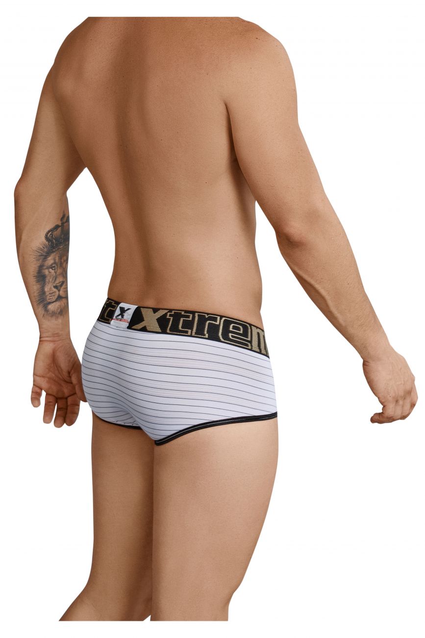 Slip rayé Xtremen 91029 Couleur Blanc