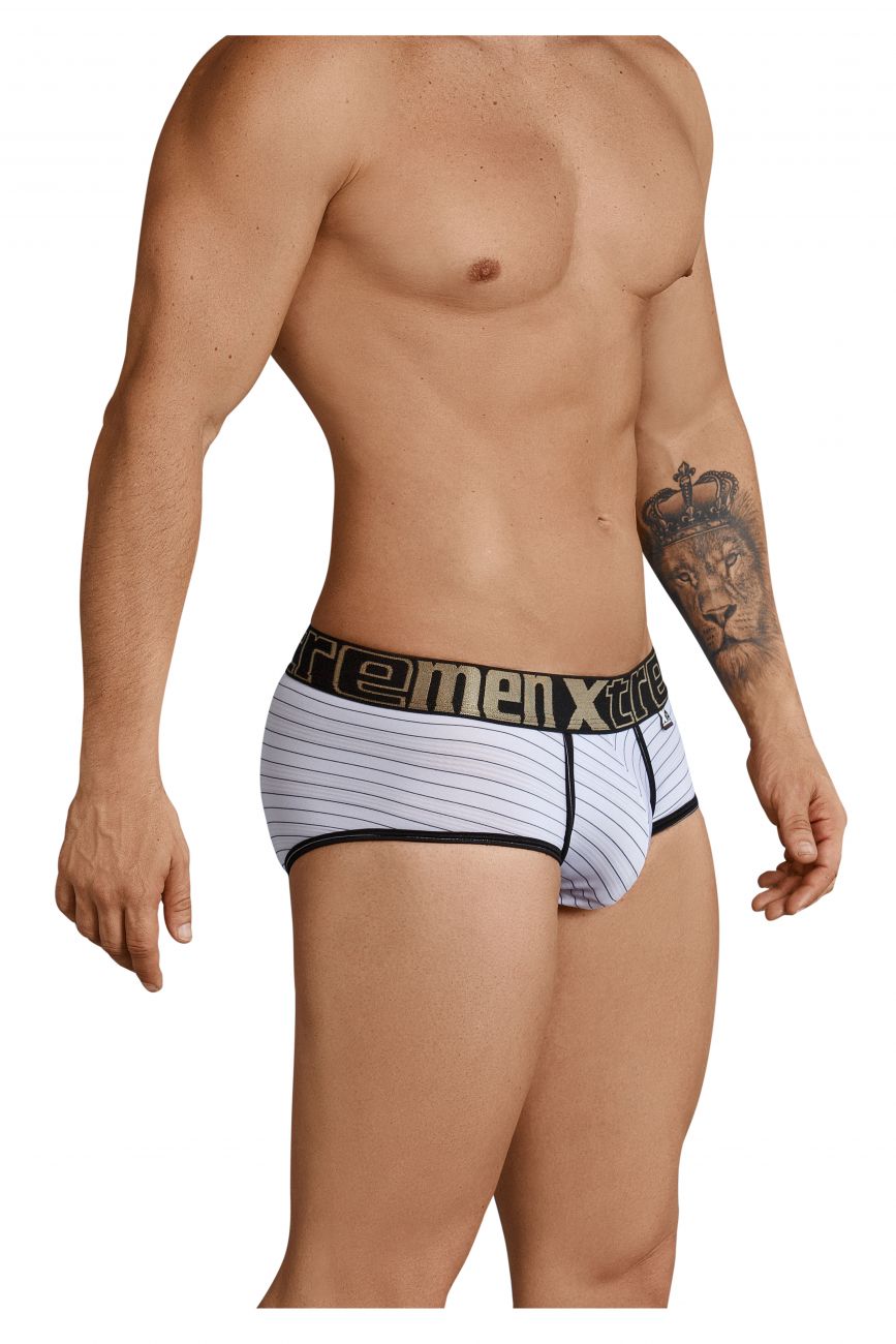 Slip rayé Xtremen 91029 Couleur Blanc