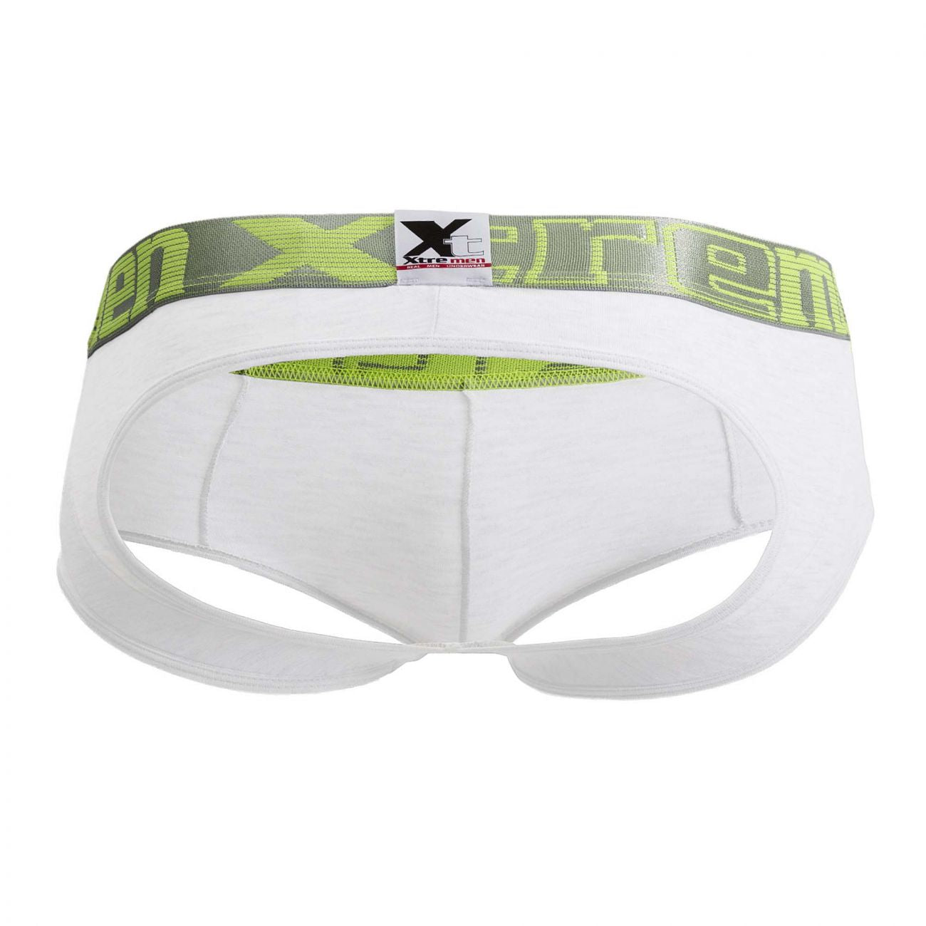 Xtremen 91032 Butt Lifter Jockstrap Farbe Weiß-Silber