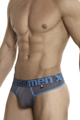 Xtremen 91036-3 3PK Tangas Farbe Weiß-Grau-Blau