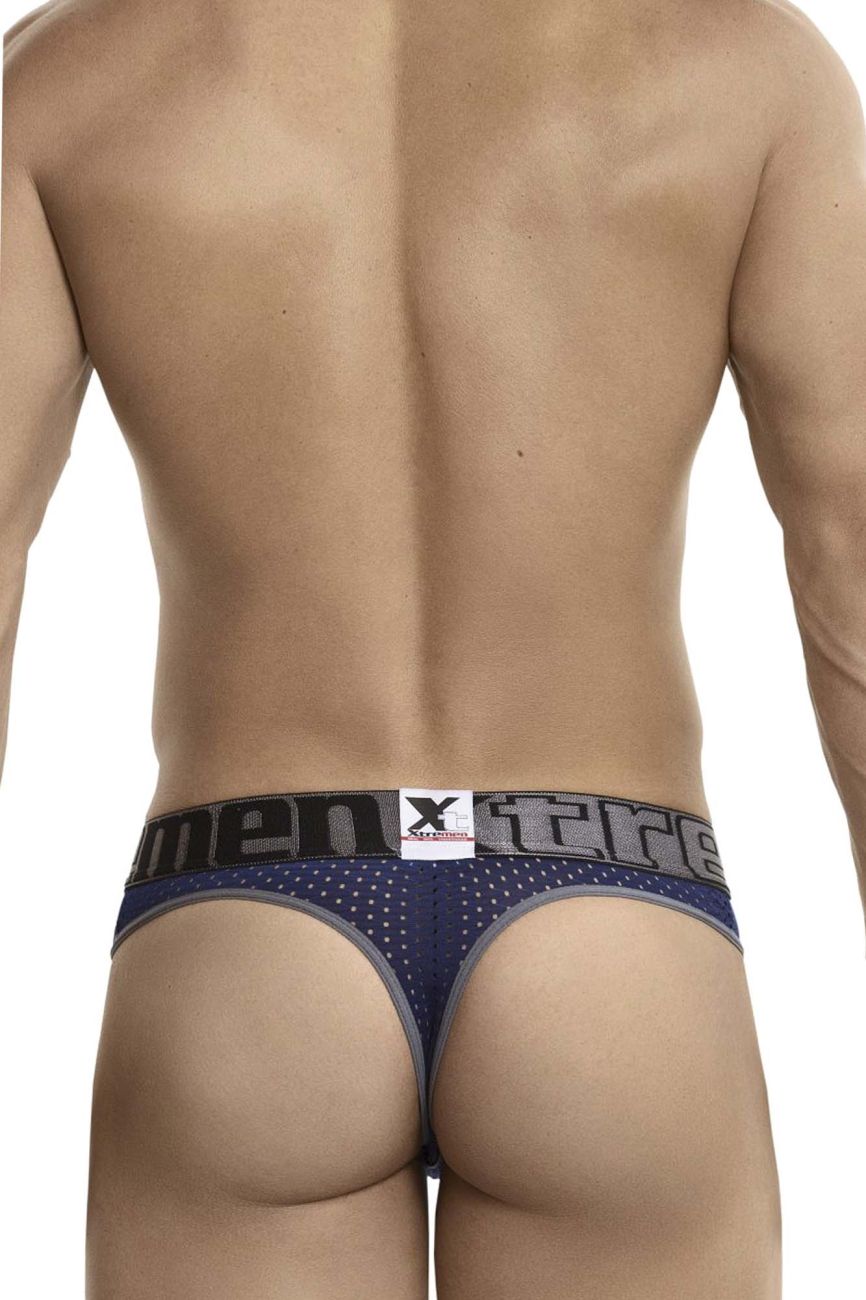 Xtremen 91036-3 3PK Tangas Farbe Weiß-Grau-Blau