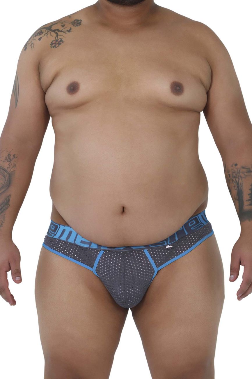 Xtremen 91036X-3 3PK Tangas Farbe Weiß-Grau-Blau