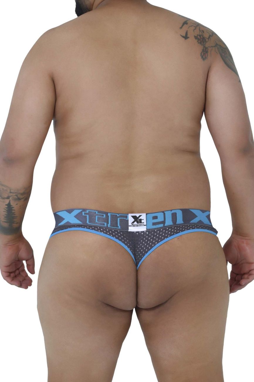 Xtremen 91036X-3 3PK Tangas Farbe Weiß-Grau-Blau