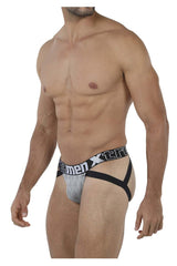 Xtremen 91069 Mikrofaser Jacquard Jockstrap Farbe Grau