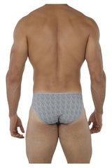 Xtremen 91075 Mikrofaser-Jacquard-Slip Farbe Grau