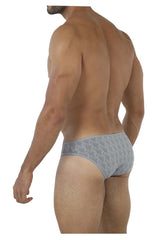 Xtremen 91075 Mikrofaser-Jacquard-Slip Farbe Grau