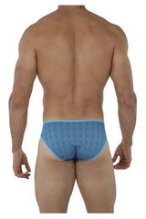 Xtremen 91075 Microfiber Jacquard Briefs Color Turquoise