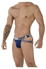 Xtremen 91084 Microfiber Pride Jockstrap Color Blue