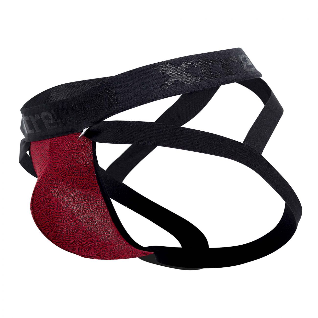 Xtremen 91085 Mikrofaser Jacquard Jockstrap Farbe Rot