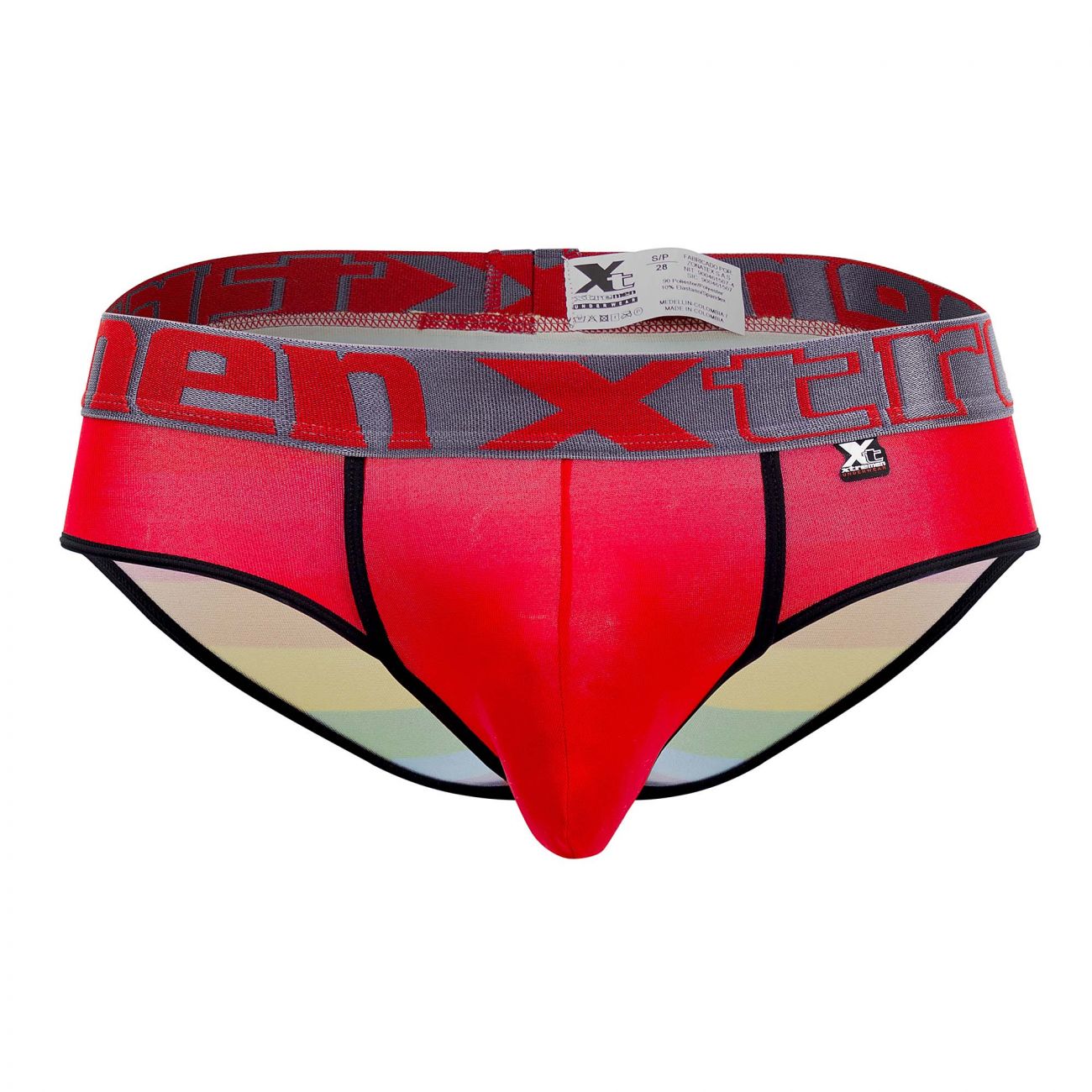 Xtremen 91088 Microfiber Pride Briefs Color Red