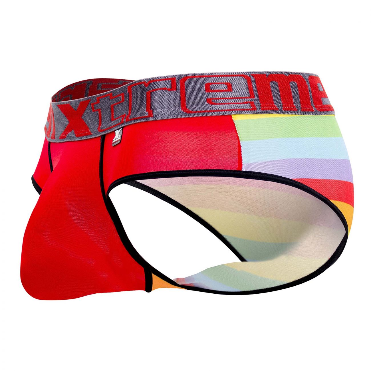 Xtremen 91088 Microfiber Pride Briefs Color Red