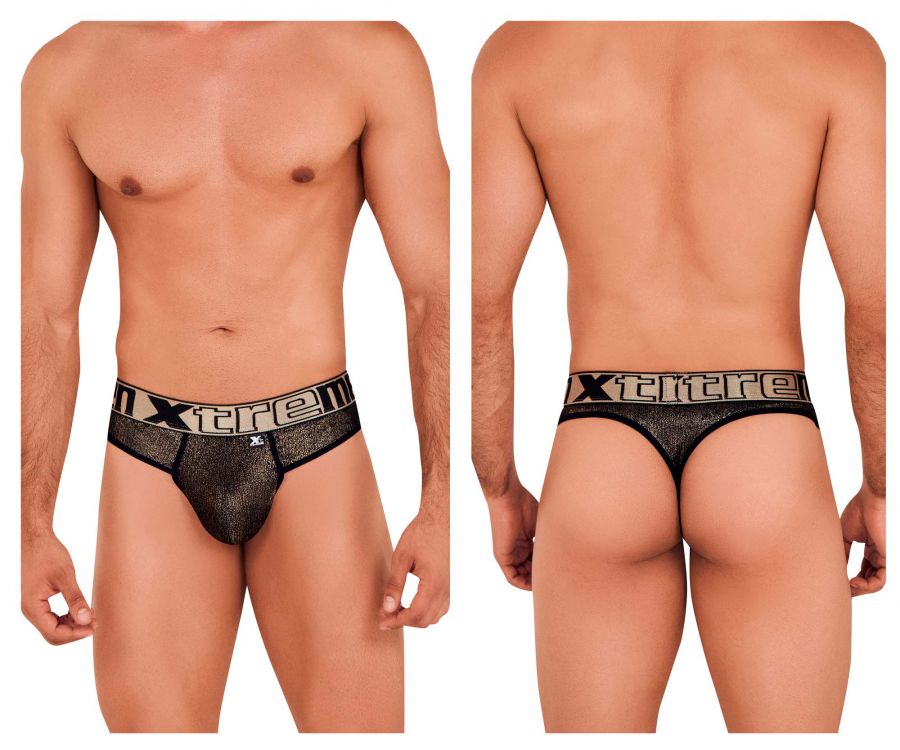 Xtremen 91091 Frice Mikrofaser-Tangas Farbe Schwarz