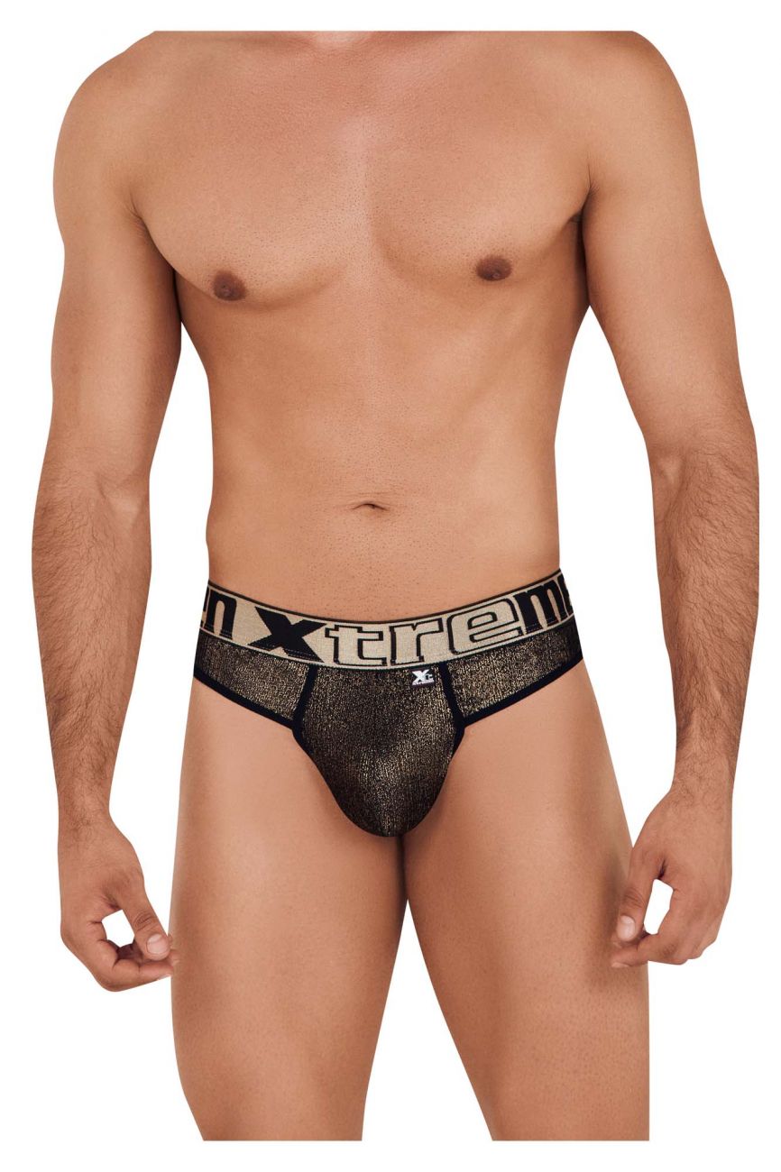 Xtremen 91091 Frice Mikrofaser-Tangas Farbe Schwarz