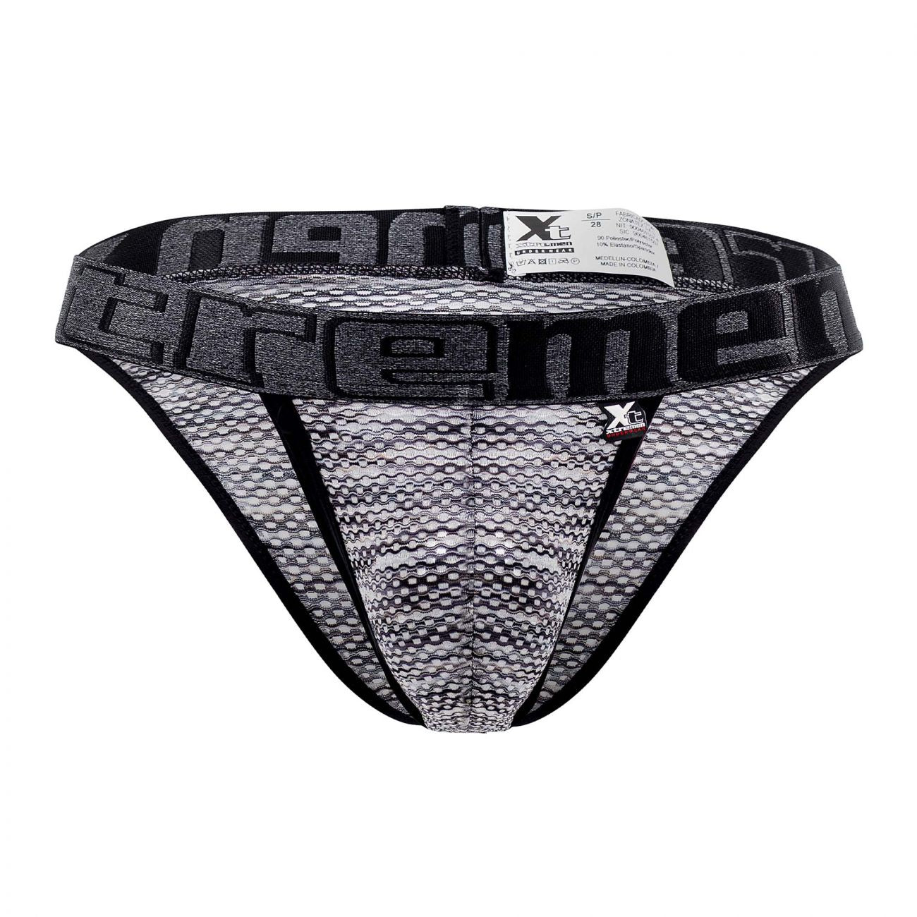 Xtremen 91098X Mikrofaser Mesh Bikini Farbe Schwarz