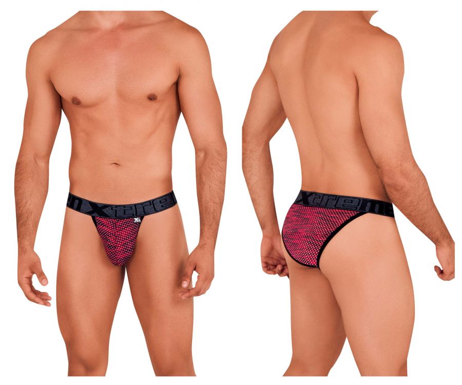 Xtremen 91098 Mikrofaser Mesh Bikini Farbe Rot