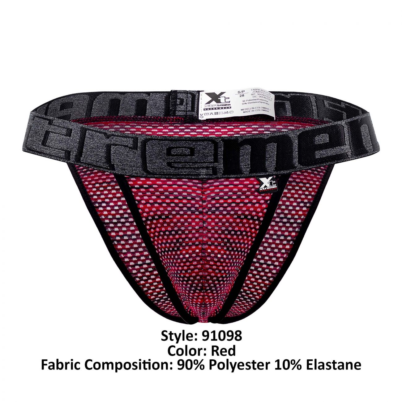 Xtremen 91098 Mikrofaser Mesh Bikini Farbe Rot