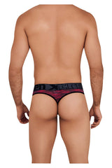 Xtremen 91100 Microfiber Mesh Thongs Color Red