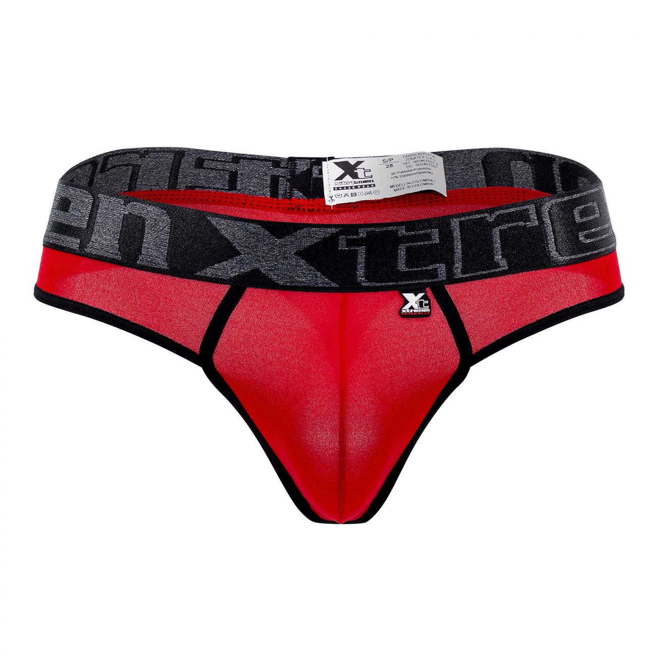 Xtremen 91101X Mikrofaser-Strings Farbe Rot