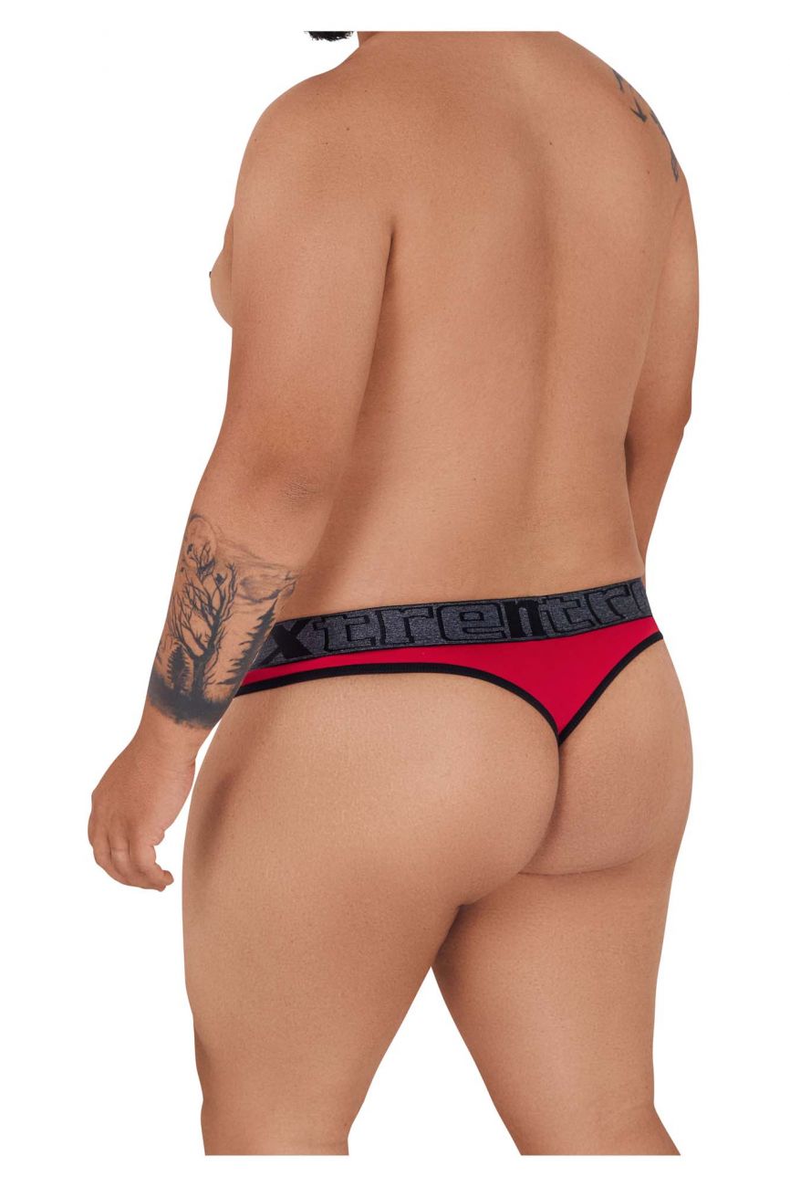 Xtremen 91101X Mikrofaser-Strings Farbe Rot