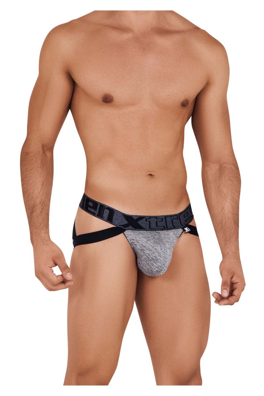 Xtremen 91102 Microfiber Jockstrap Color Jasper Gray