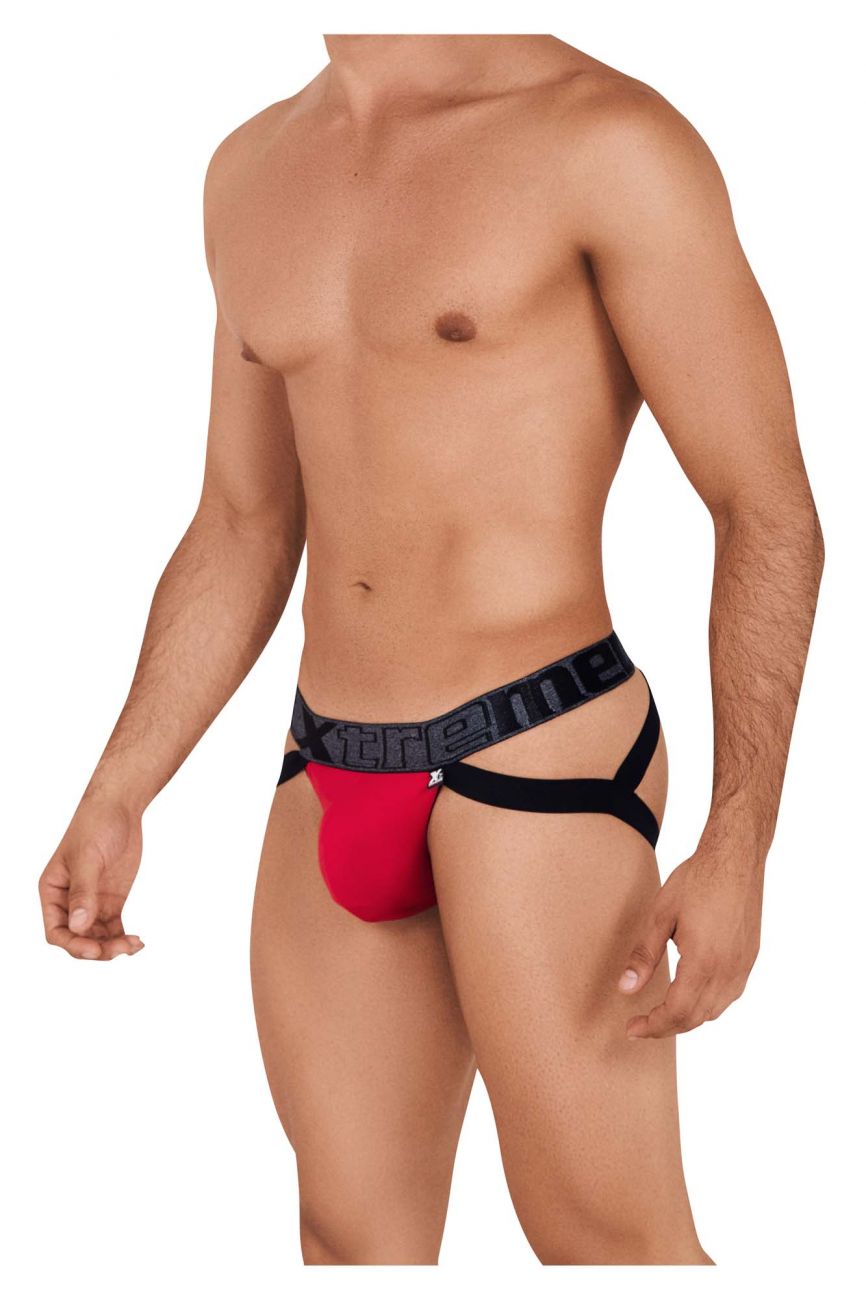 Xtremen 91102 Microfiber Jockstrap Color Red