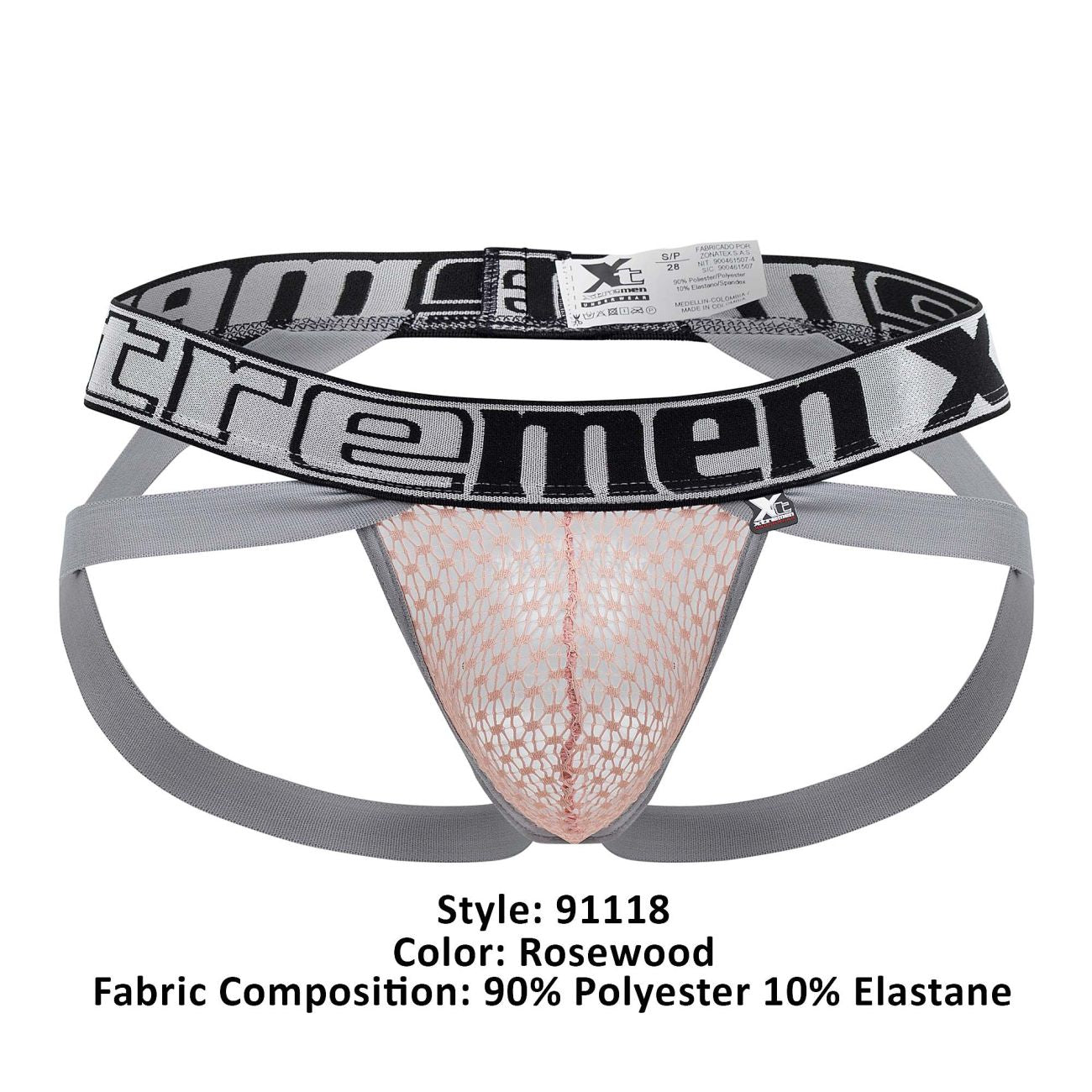 Xtremen 91118 Jockstrap aus Spitze, Farbe Palisander