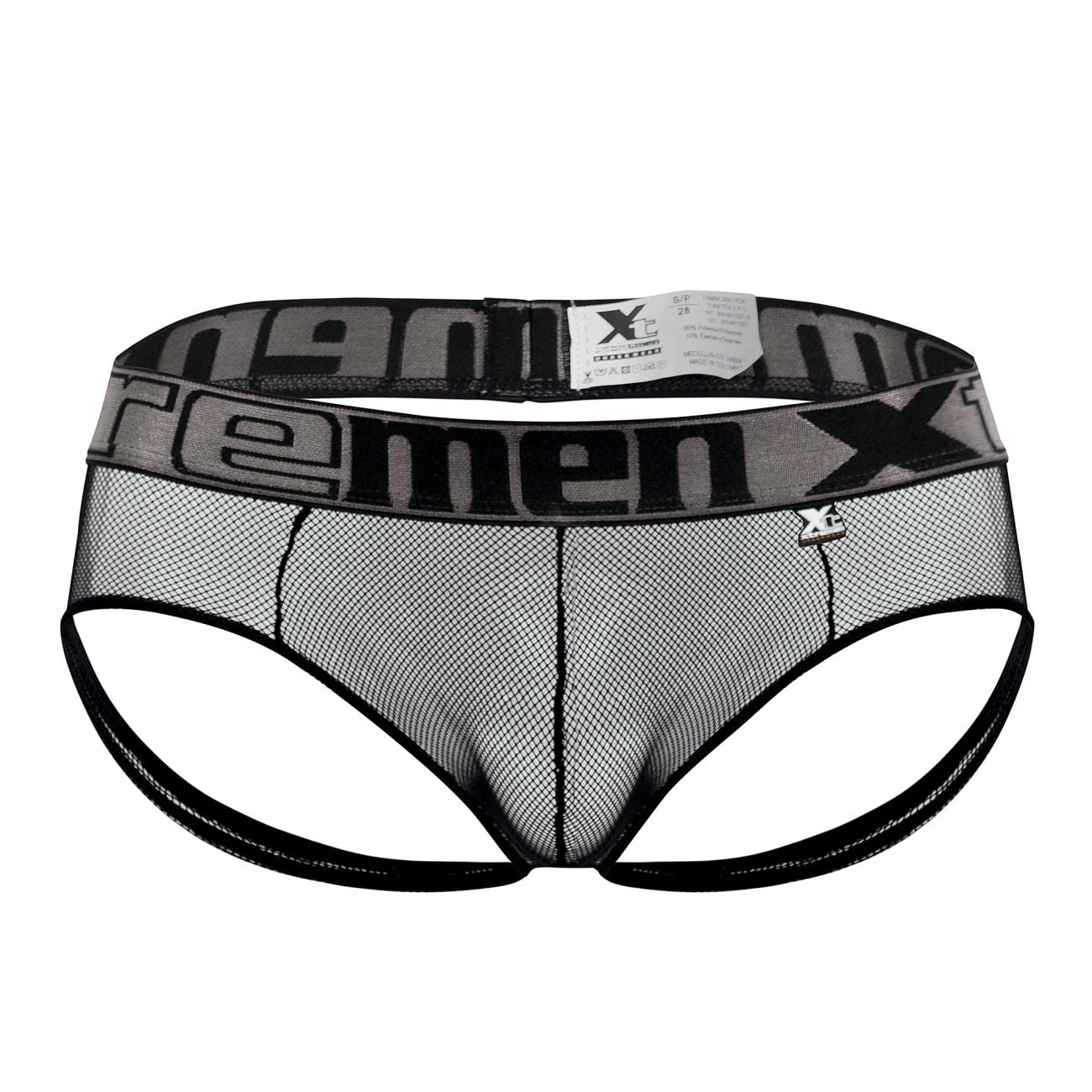 Xtremen 91124 Jockstrap aus Spitze, Farbe Schwarz