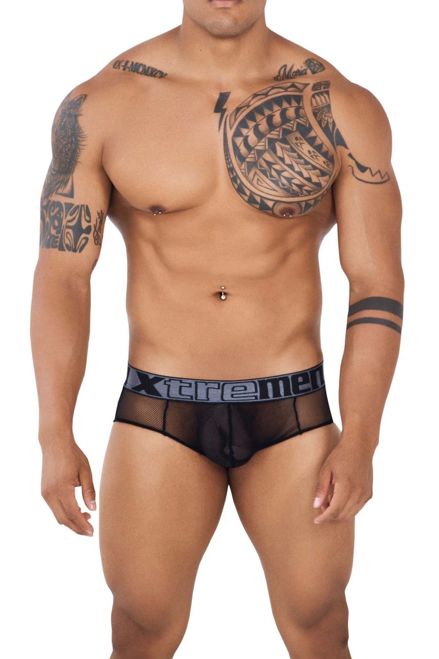 Xtremen 91124 Jockstrap aus Spitze, Farbe Schwarz