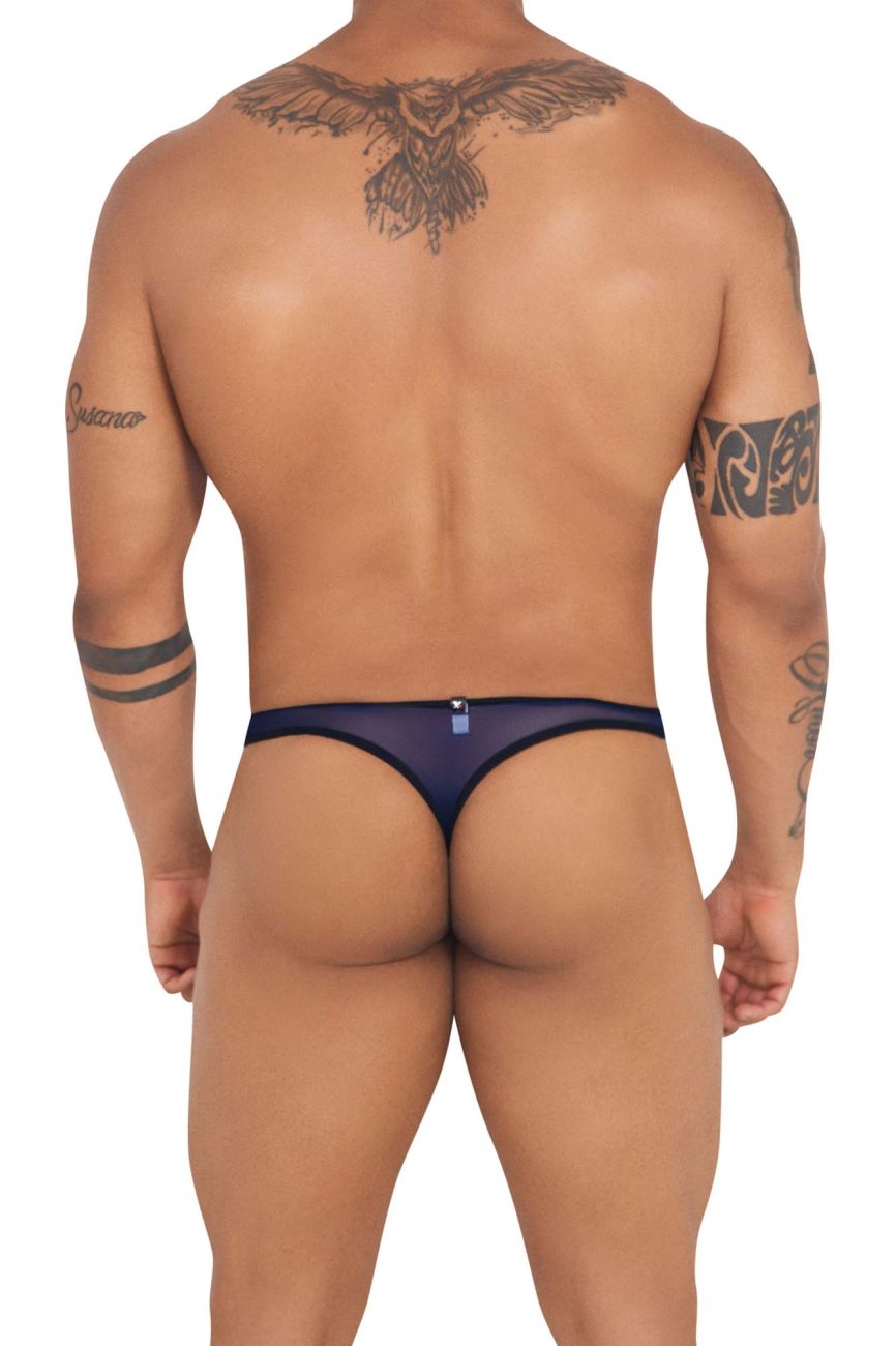 Xtremen 91126 Mesh Thongs Color Dark Blue