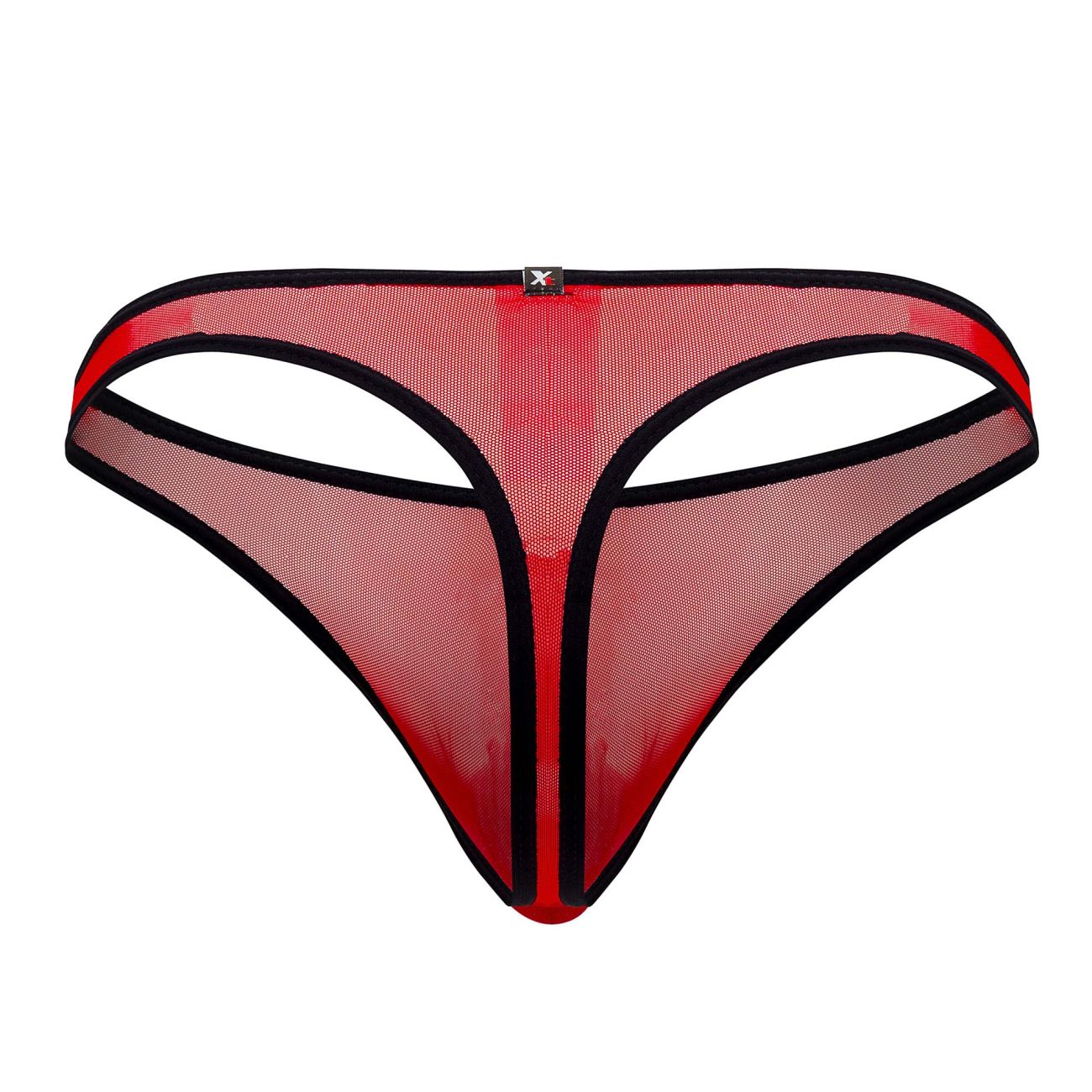 Xtremen 91126 Mesh Thongs Color Red