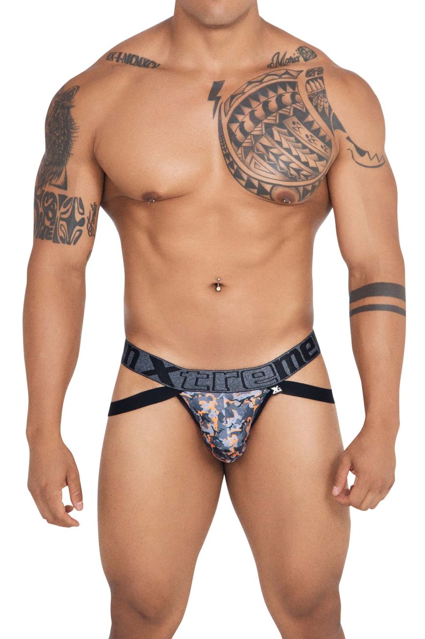 Xtremen 91130 Printed Jockstrap Color Orange