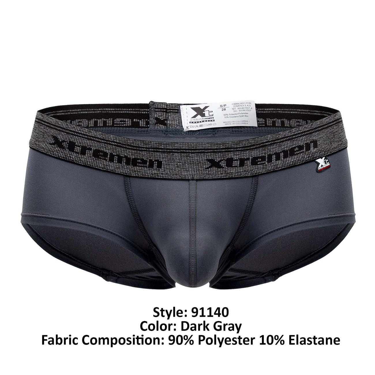 Boxer ultra-doux Xtremen 91140 Couleur Gris foncé