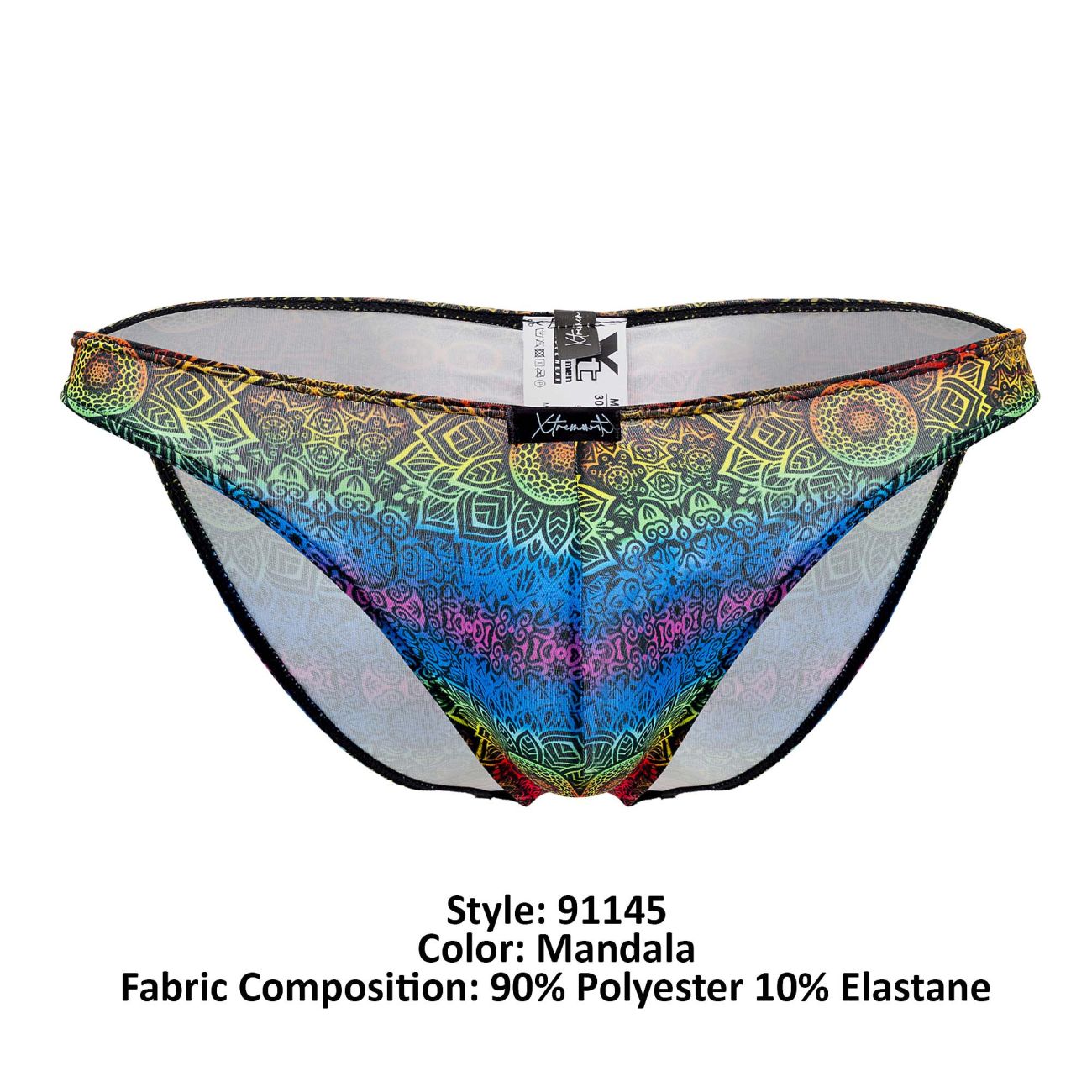 Xtremen 91145 Printed Microfiber Bikini Color Mandala