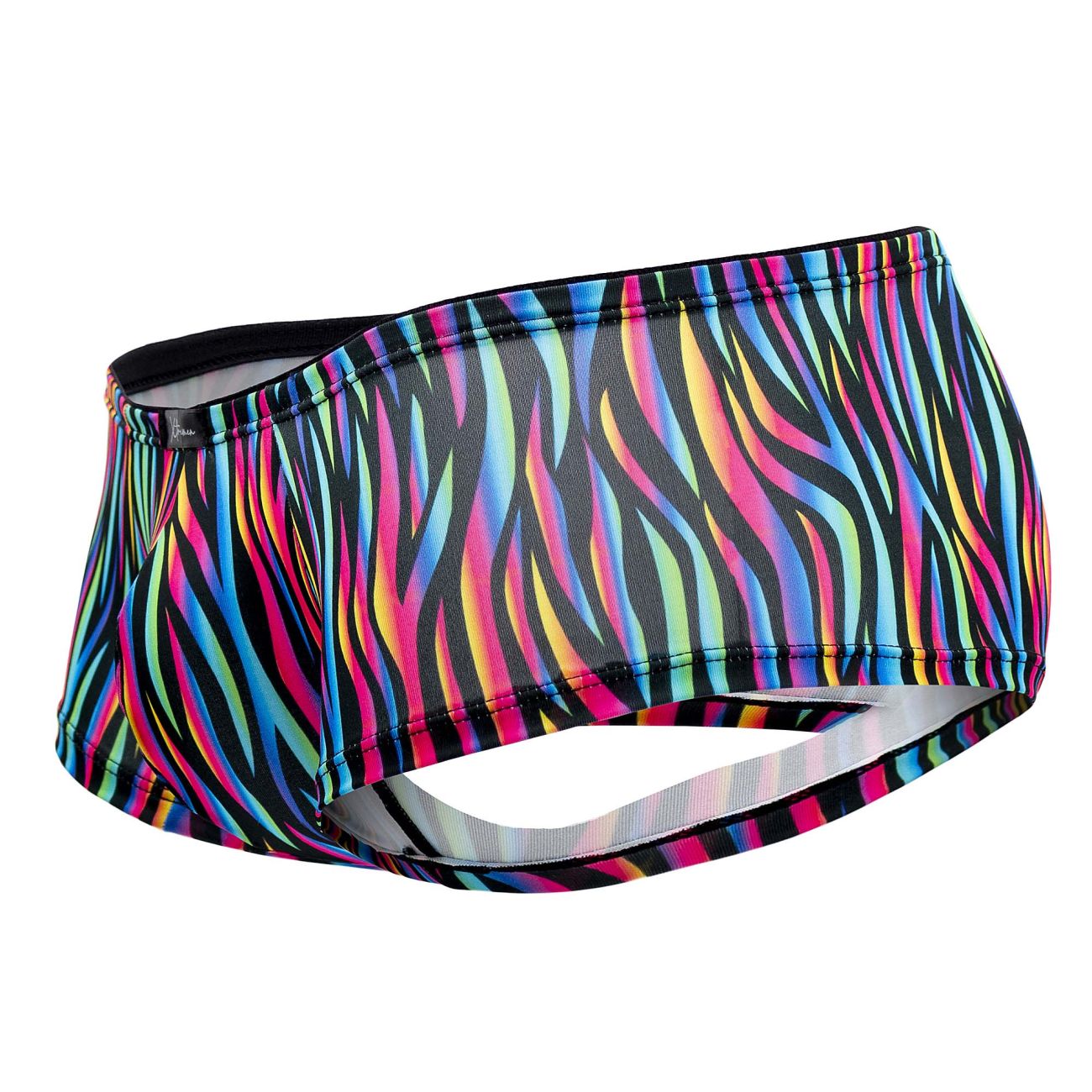 Boxer en microfibre imprimé Xtremen 91147 Color Disco Zebra