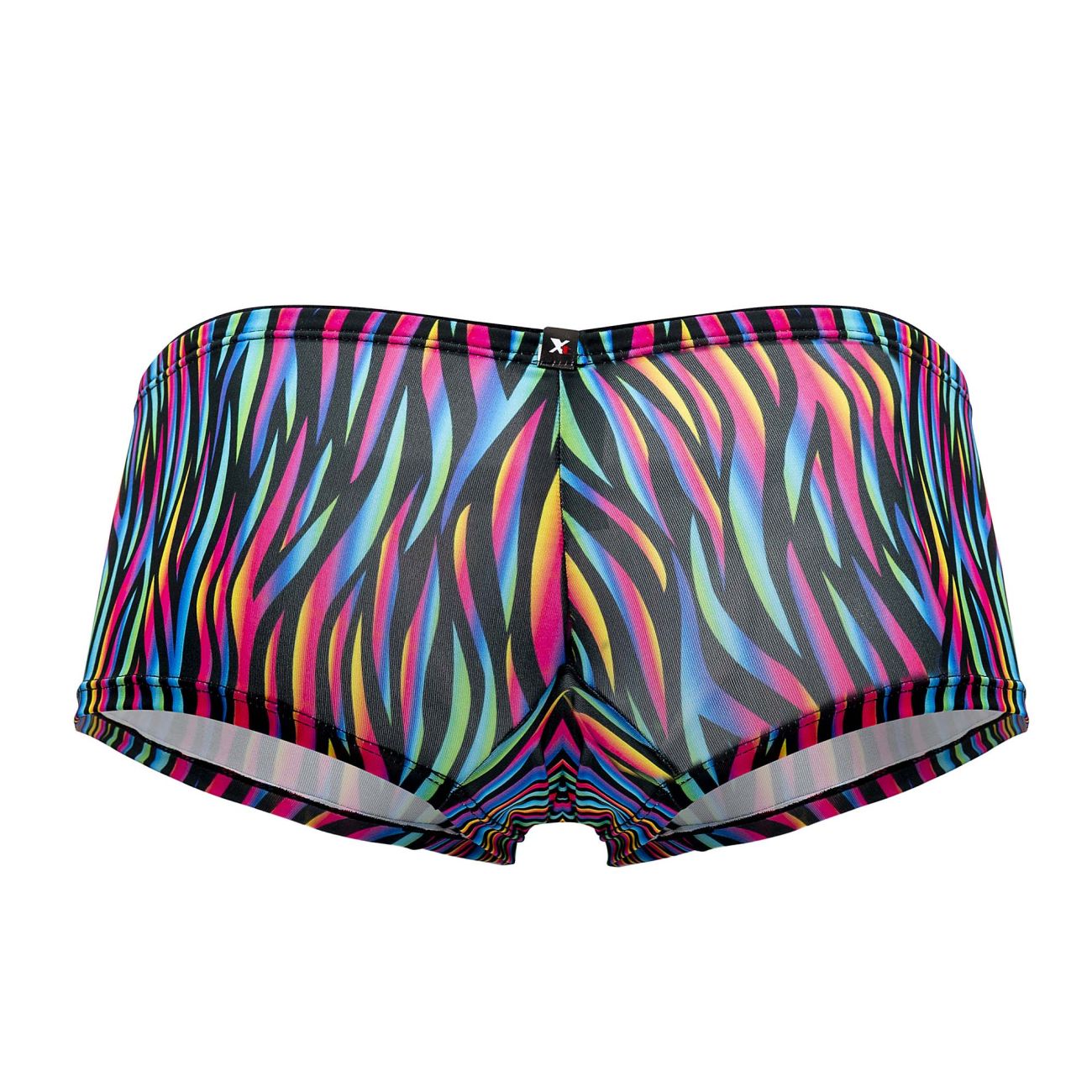 Boxer en microfibre imprimé Xtremen 91147 Color Disco Zebra