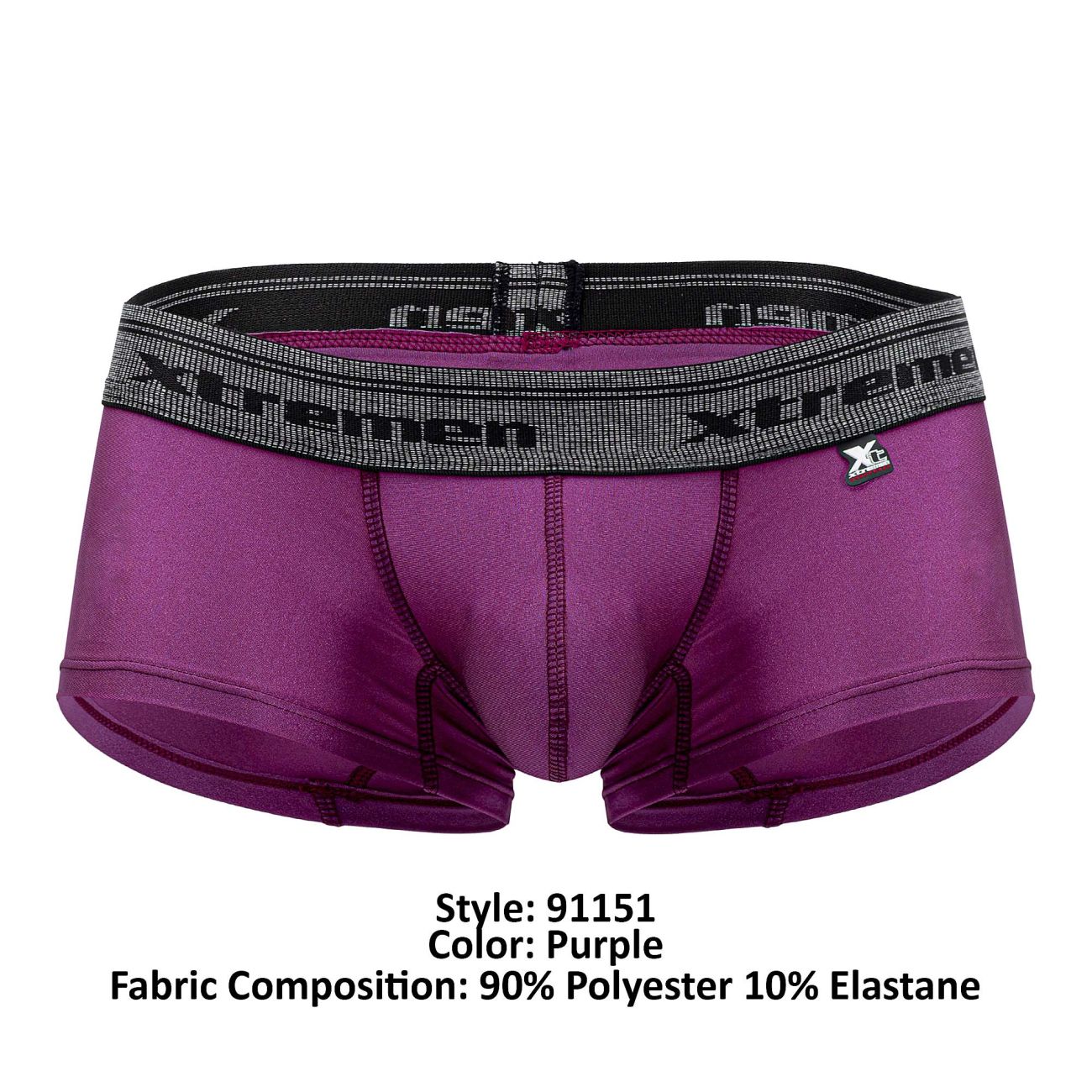 Xtremen 91151 Destellante Trunks Couleur Violet