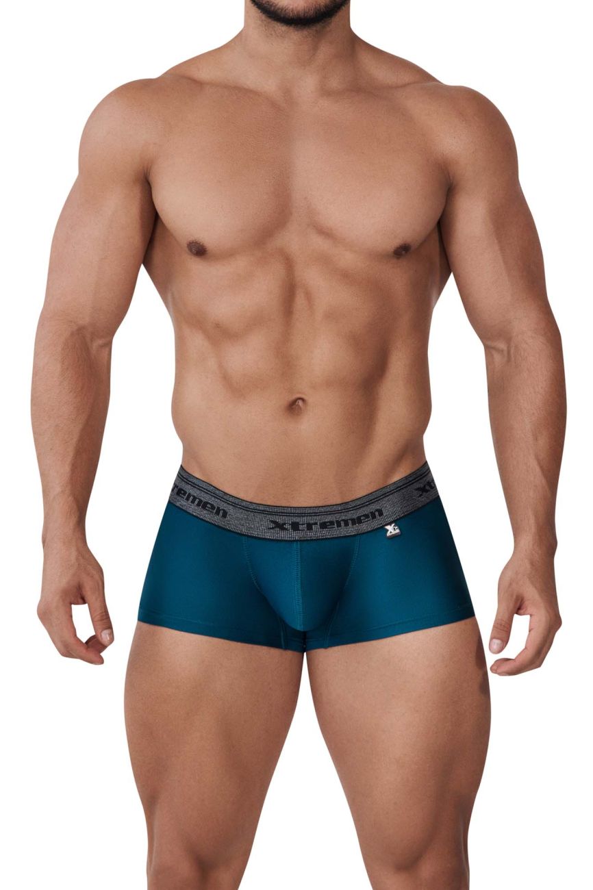 Xtremen 91151 Destellante Boxer Couleur Bleu Sarcelle