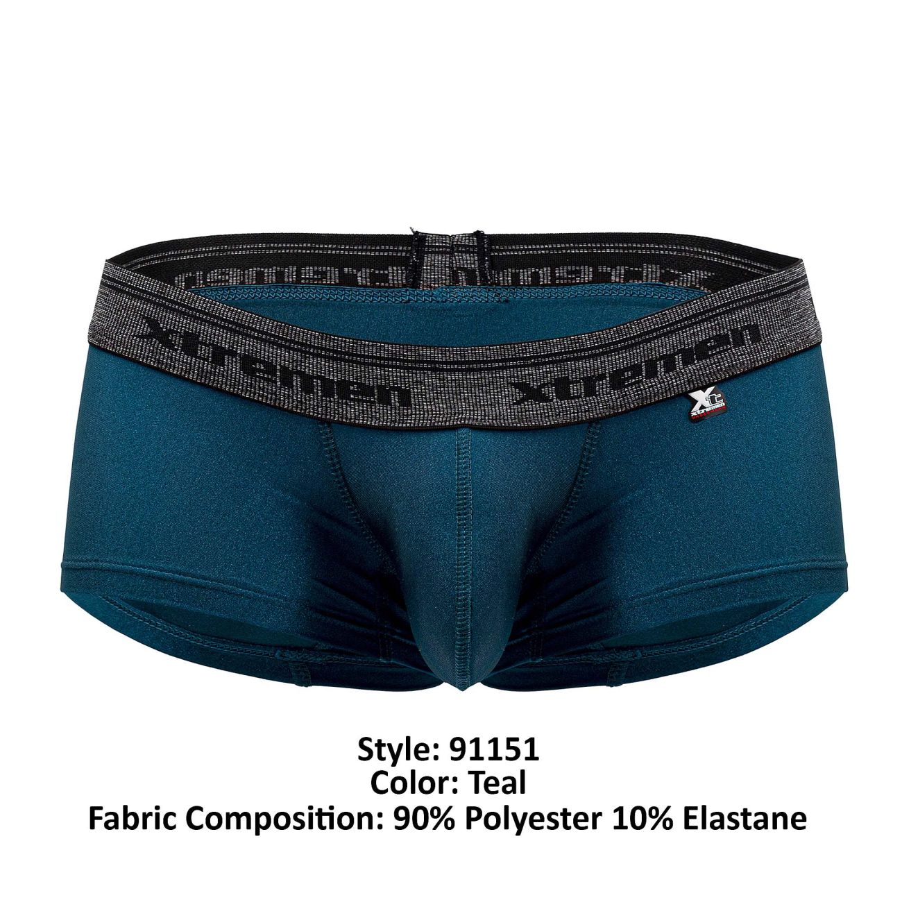 Xtremen 91151 Destellante Boxer Couleur Bleu Sarcelle