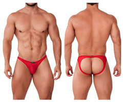 Jockstrap en tulle Xtremen 91153 Couleur Rouge