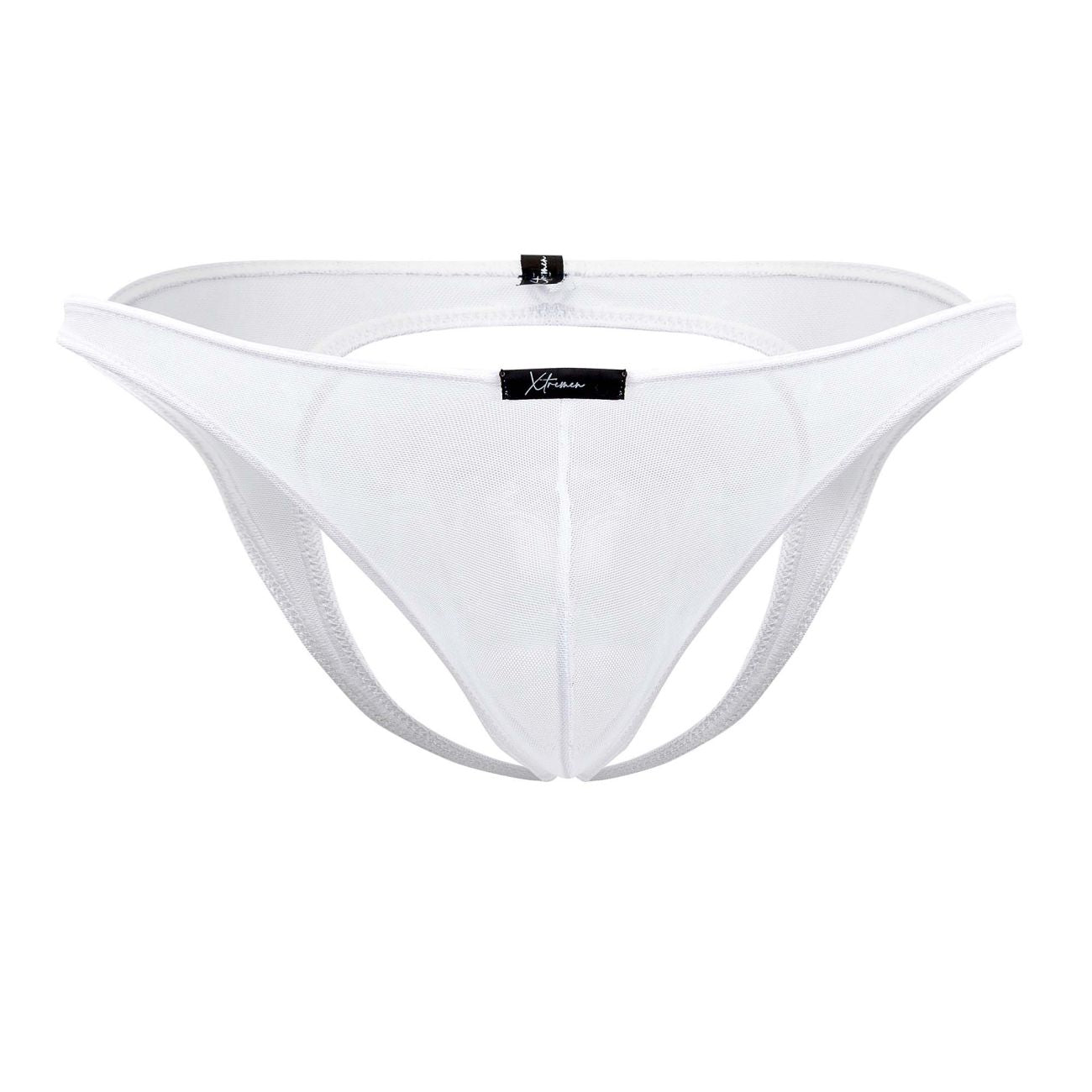 Jockstrap en tulle Xtremen 91153 Couleur Blanc