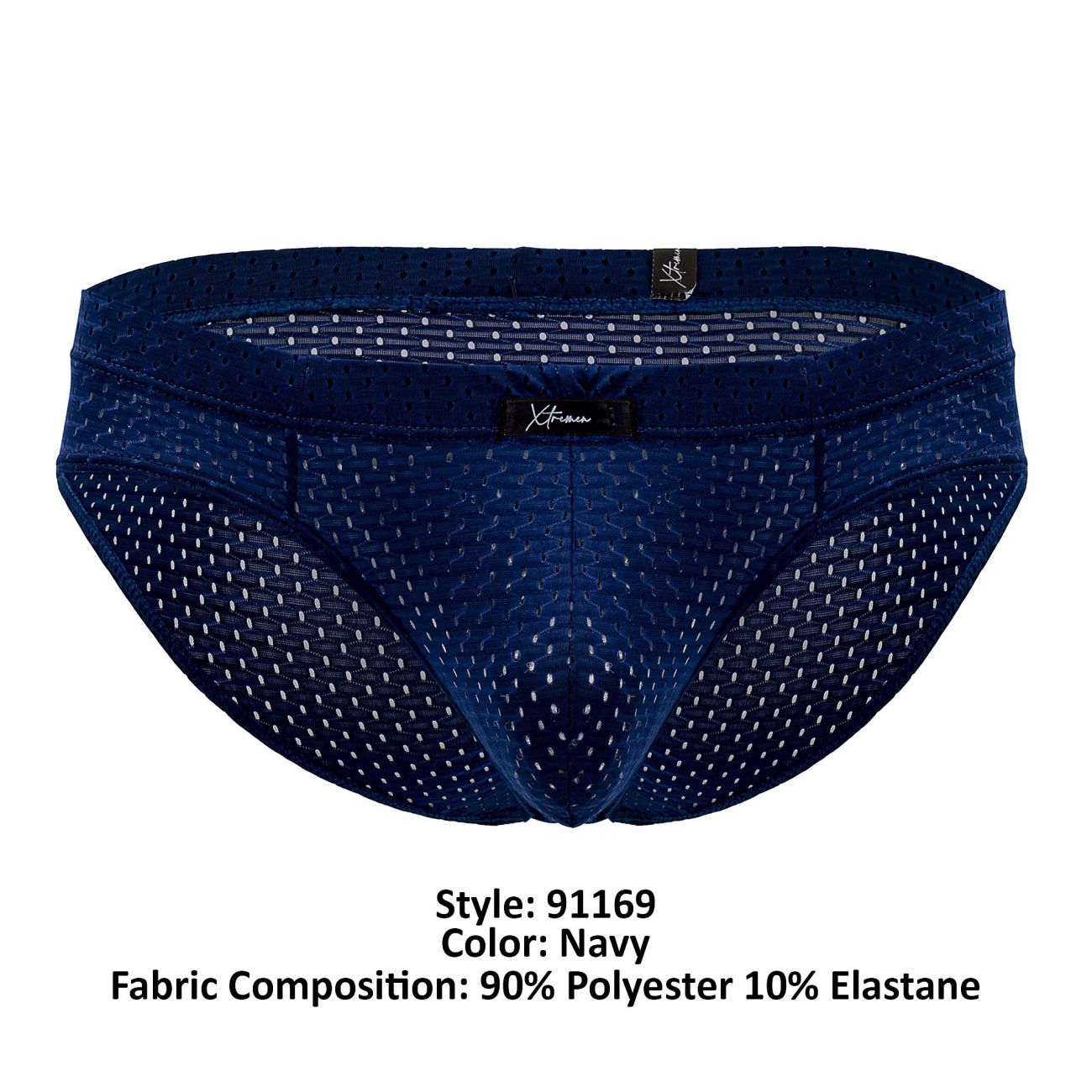 Slip en maille Xtremen 91169 Couleur bleu marine