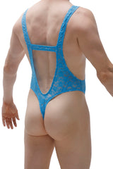 Bodythong Aunou Lace Turquoise