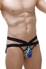 Jockstrap Antran Leopard Regenbogen