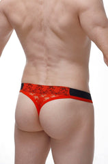 Thong Maulay Lace Red